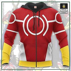 My Hero Academia Cosplay Zipped Hoodie - All Might (Silver Age), Toshinori Yagi