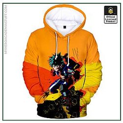 My Hero Academia Hoodie: Izuku Midoriya 3D Colorful Hoodie