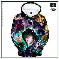My Hero Academia Hoodie: 3D Izuku Midoriya My Hero Academia Anime Hoodie