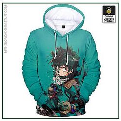 My Hero Academia Hoodie: New Arrival Izuku Midoriya Green Hoodie