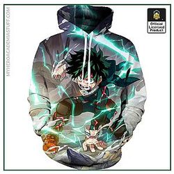 My Hero Academia Hoodie: Izuku Midoriya 3D Anime Hoodie