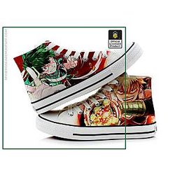 My Hero Academia Merch Shoes: Midoriya Izuku VS Bakugou Katsuki Hot Converse