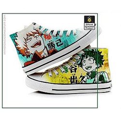 BNHA Shoes: Midoriya Izuku VS Bakugou Katsuki Converse Shoes