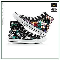 BNHA Shoes: My Hero Academia Canvas Shoes Midoriya Izuku