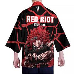 My Hero Academia Kimono - Red Riot Eijiro Kimono Custom Clothes GOT1308