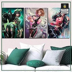 Canvas Wall Art Attractive 3D Printed My Hero Academia Poster
