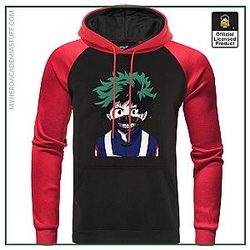 My Hero Academia Hoodie: Izuku Midoriya Raglan Hoodies
