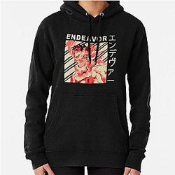 My Hero Academia Merch Hoodie – My Hero Academia Endeavor Enji Todoroki Hoodie