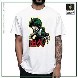 Izuku Midoriya White T-shirt