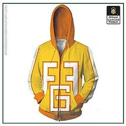 My Hero Academia Hoodie: My Hero Academia Merch Zipped Hoodie Fatgum