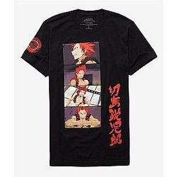 My Hero Academia Merch T-Shirts – Kirishima Panels Unisex Graphic Tee