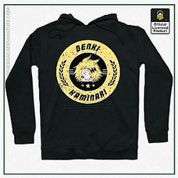My Hero Academia Merch Hoodie - MY HERO ACADEMIA (BNHA): DENKI KAMINARI (GRUNGE STYLE) Hoodie