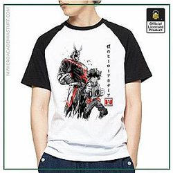 Men's Boku No Hero Academia Raglan T Shirt