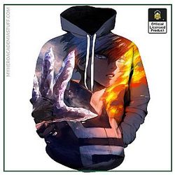 My Hero Academia Merch Hoodie: Cool Todoroki Shouto Anime Hoodie
