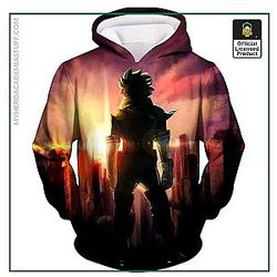 My Hero Academia Merch Hoodie: City Sunset My Hero Academia Hoodie