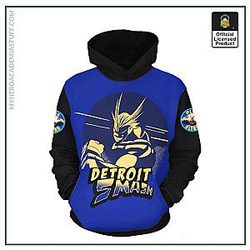 My Hero Academia Merch Hoodie: Detroit Smash 3D Cool Hoodie