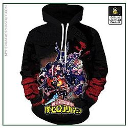 My Hero Academia Merch Hoodie: Cool My Hero Academia 3D Unisex Hoodie