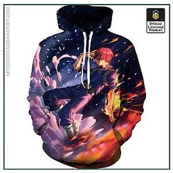 My Hero Academia Merch Hoodie: Epic My Hero Academia Todoroki Shouto Hoodie