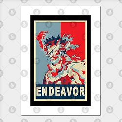 My Hero Academia Merch Shop Poster Merch - Endeavor Graphic Poster