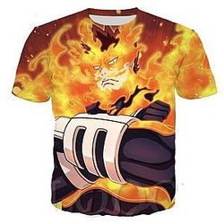My Hero Academia 3D Endeavor Flame T-shirt