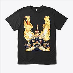 My Hero Academia Enji Todoroki Flame T-shirt
