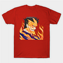 My Hero Academia Enji Todoroki Red Flame T-shirt