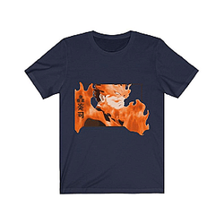 My Hero Academia Endeavor Blue Graphic T-shirt