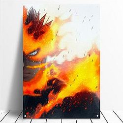 My Hero Academia Poster: Endeavor Portrait Wall Art
