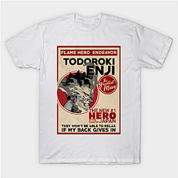 My Hero Academia Endeavor Magazine Cover T-shirt