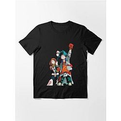 My Hero Academia Merch T-Shirts – Deku Uraraka Ochako Unisex Graphic Tee