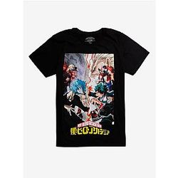 My Hero Academia Merch T-Shirts – Heroes &amp; Villains Unisex Graphic Tee