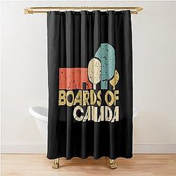 BOARDS OF CANADA IN CRAMPED QUARTERS SHOWER CURTAIN