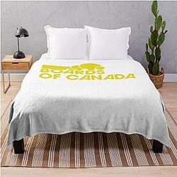 Boards Of Canada Logo Yellow Shirt Gift For Men Throw Blanket