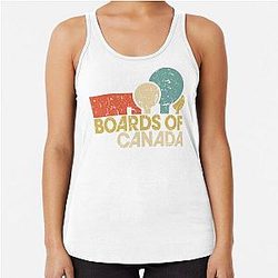 Boards of Canada in cramped quarters Essential Racerback Tank