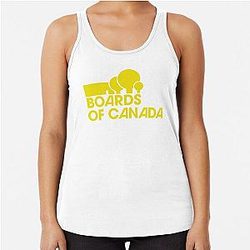 Boards Of Canada Logo Yellow 82 Shirt Gift Racerback Tank Top