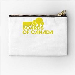 Boards of Canada Logo Yellow Shirt Gift for Men and Women Zipper Pouch