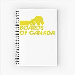 Boards of Canada Yellow Shirt Gift for Men Spiral Notebook