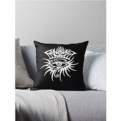 Bob dylan eye Throw Pillow