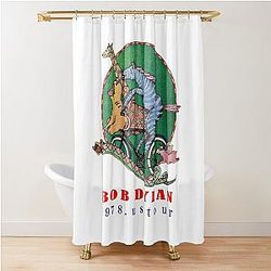 Vintage 1988 Bob Dylan Shirt Shower Curtain