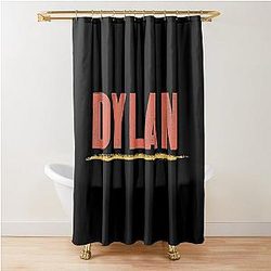 Vintage Retro Bob Dylan's Gift Underline Fans Art Men Women Shower Curtain