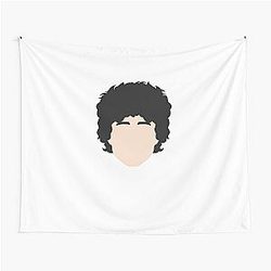 Bob Dylan ヘッドイラスト タペストリー
