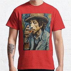 Timeless Melodies: Bob Dylan and his Whiskey Classic T-Shirt