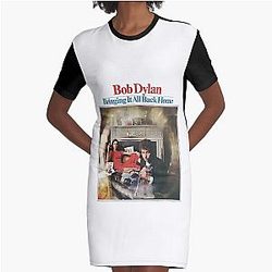  Bob Dylan Graphic T-Shirt Dress