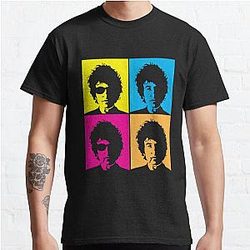 Vintage Bob Dylan's Face Design Music Fans Men Women Classic T-Shirt