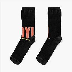 Vintage Retro Bob Dylan's Gift Underline Fans Art Men Women Socks