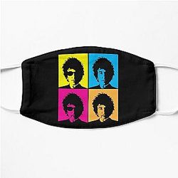 Vintage Bob Dylan's Face Design Music Fans Men Women Flat Mask