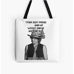 BOB DYLAN All Over Print Tote Bag