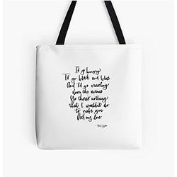 Make You Feel My Love - Bob Dylan All Over Print Tote Bag