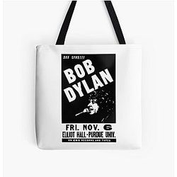 Bob Dylan All Over Print Tote Bag