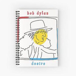 Bob Dylan Desire Spiral Notebook